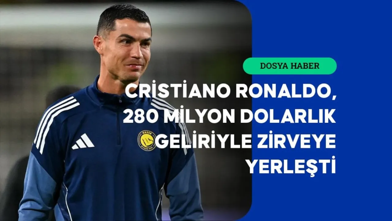 Yılın en çok kazanan futbolcuları listesinde zirve Ronaldo'nun oldu