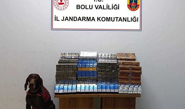 Yolcu otobüsünde bin 650 paket kaçak sigara ele geçirildi